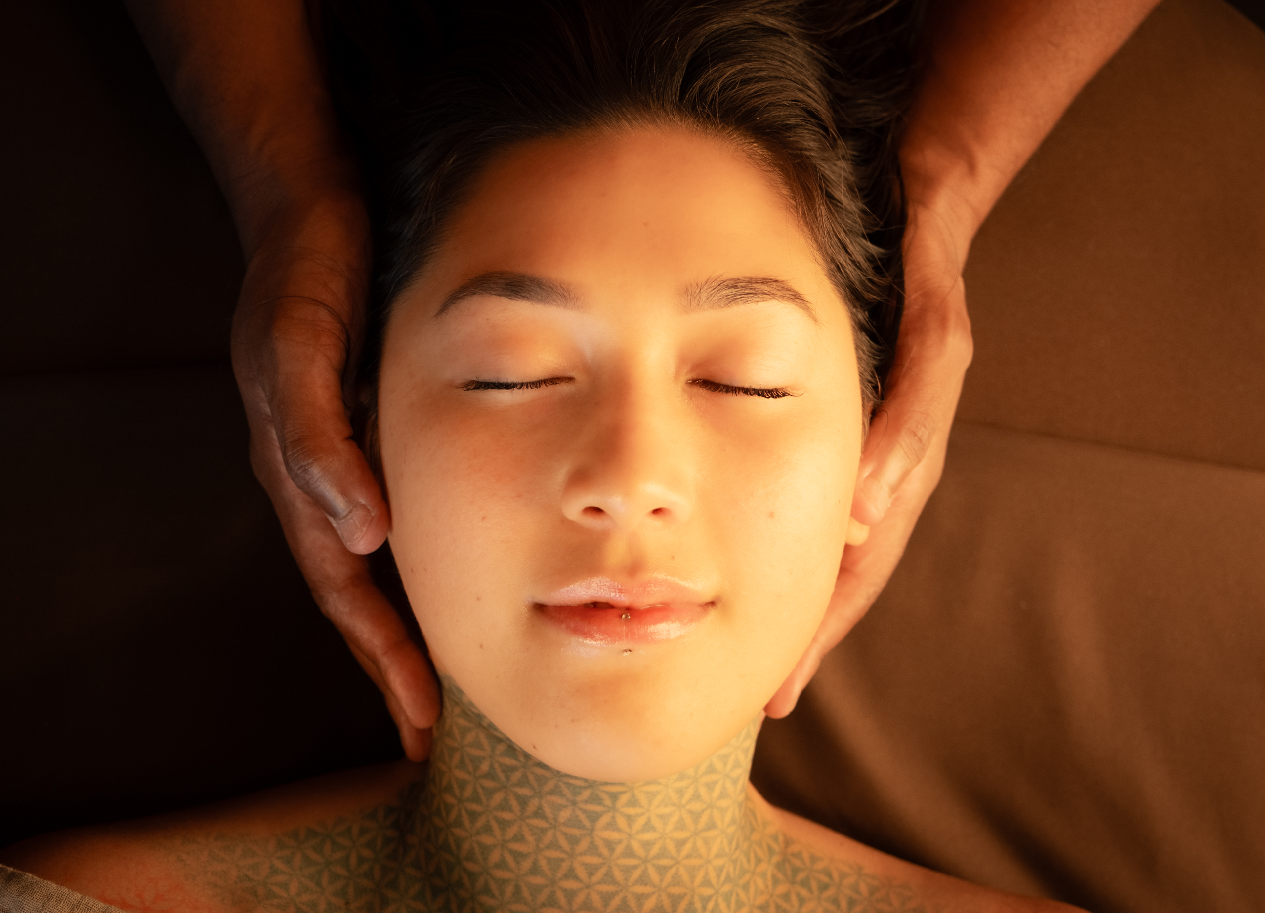 massage room with a view of kailua